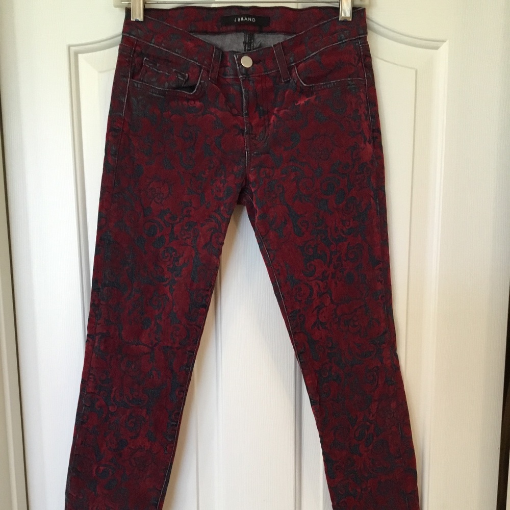 J Brand Brocade Jeans